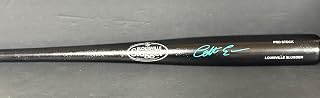 Colt Emerson Mariners Autographed Signed Black Baseball Bat Beckett Hologram Teal