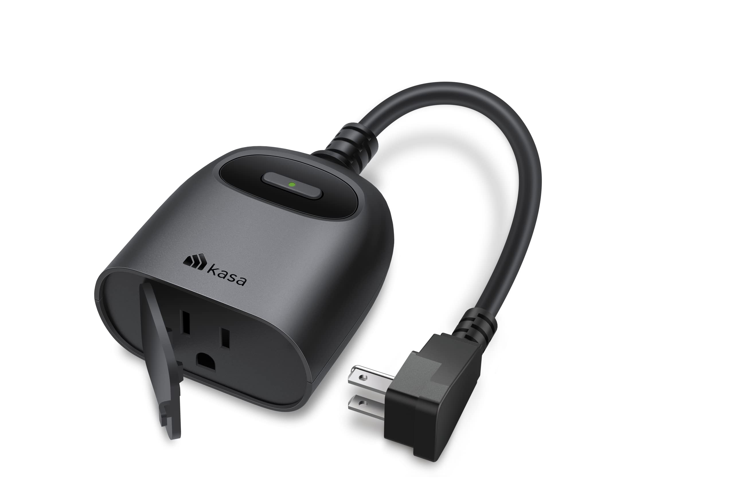 Kasa Outdoor Smart Plug KP401, Smart Home Wi-Fi Outlet Timer | 15A/1875W, IP64 W