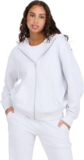 Forever 21 Women’s Hoodie with Zip Up – Classic Fleece Zip Front Sweatshirt with Pockets for Everyday Casual Wear