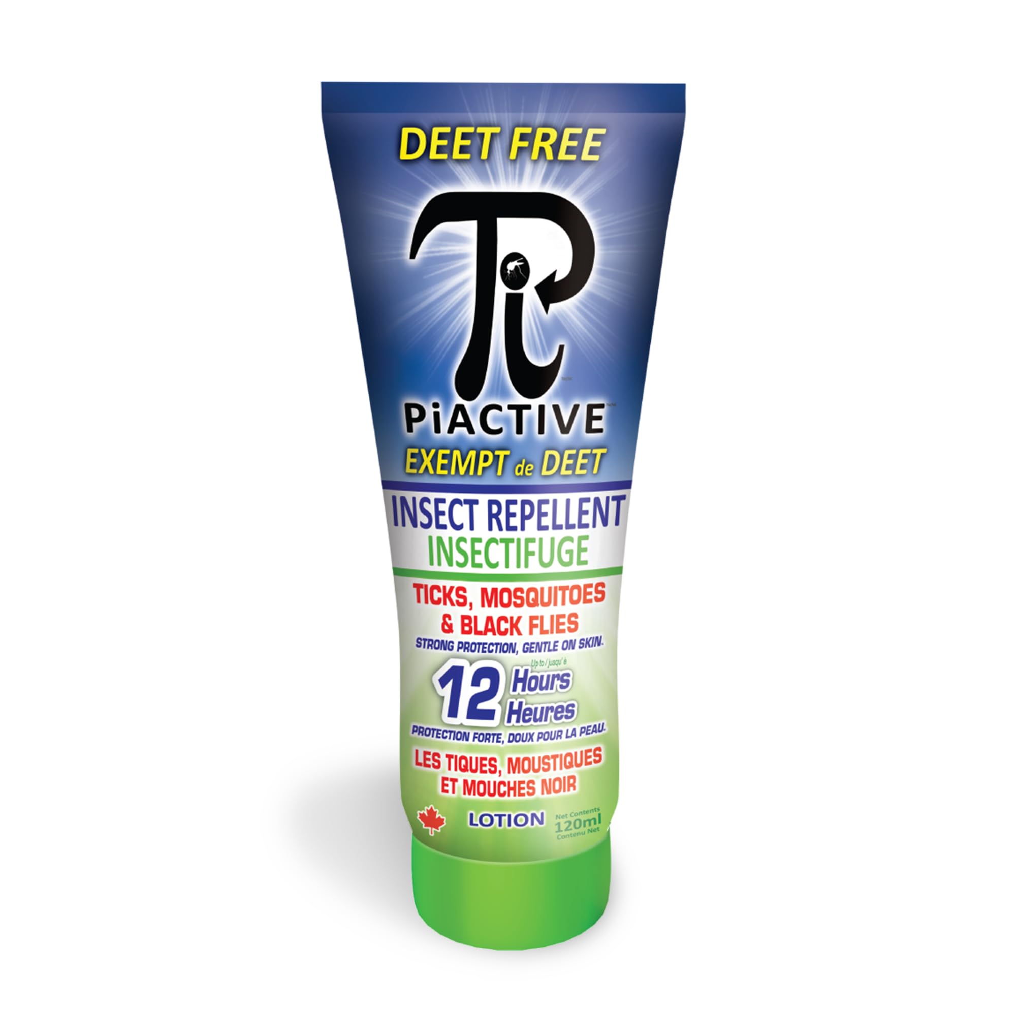 PiACTIVE - DEET FREE - Insect Repellent Lotion - 120 ML 20% ICARIDIN