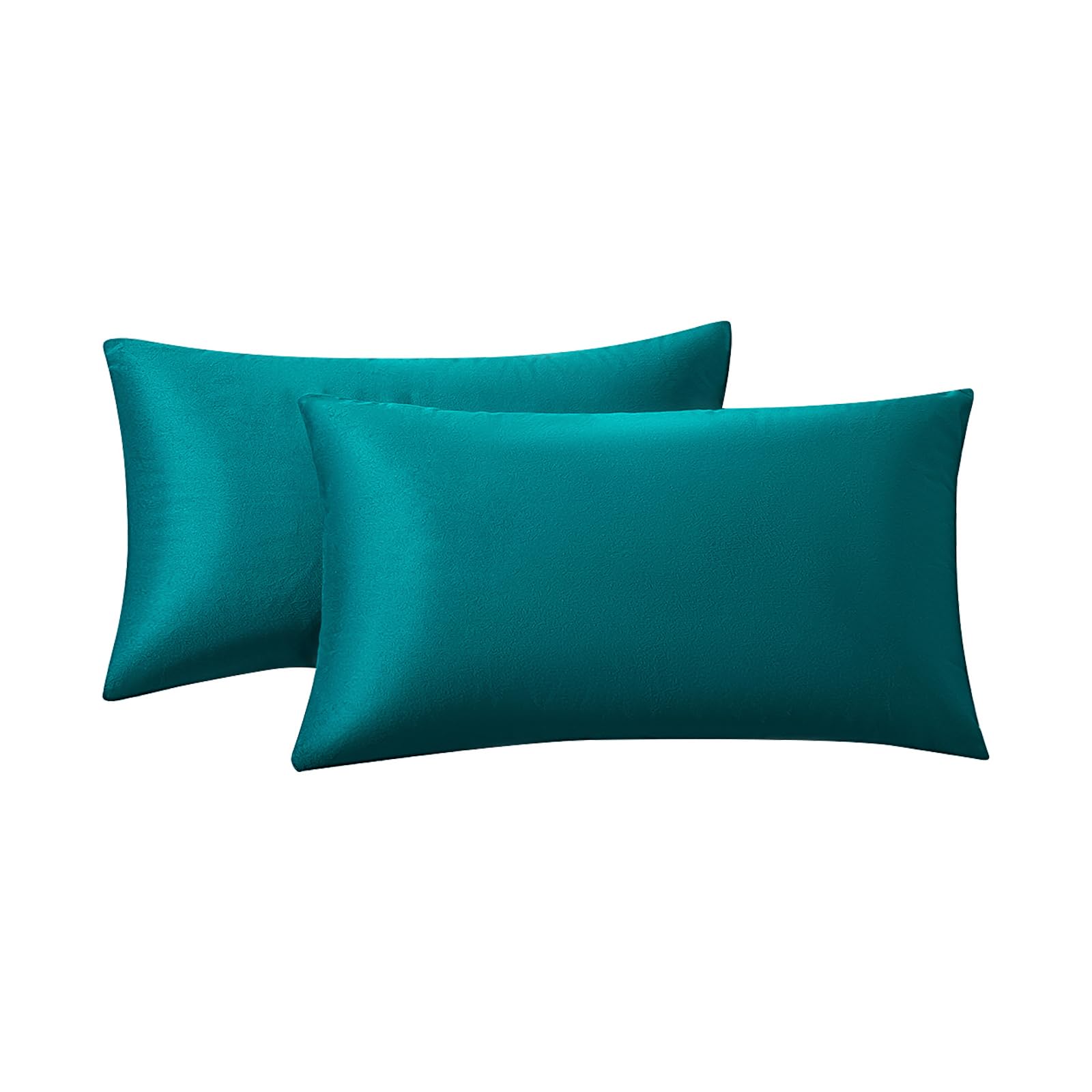 RainRoad Set of 2 Soft Velvet Decorative Throw Pillow Covers 12x20 for Couch Bed