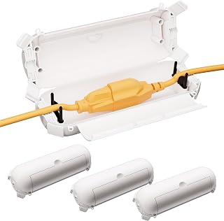 RESTMO 4 Pack Outdoor Plug Cover, Waterproof Outdoor Extension Cord Cover