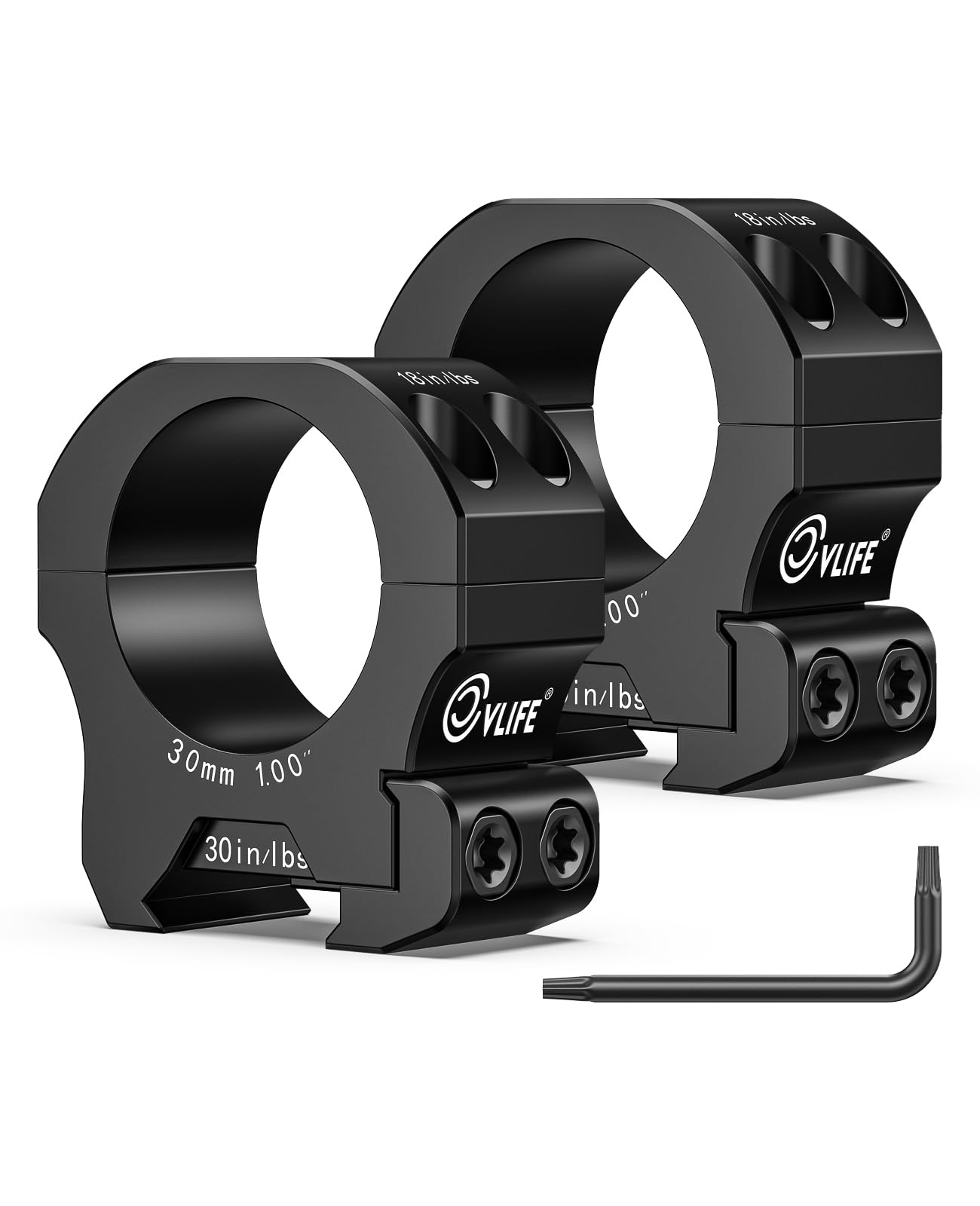 CVLIFE Precision Scope Rings Mount - Compatible with Picatinny Rails and More - 