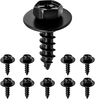 PACLVIO 10PCS Bumper Cover Splash Shield Mud Guard Screw Bolt, Liner Screw Bolt Replacement for Most Vehicles, OEM:90159-60498