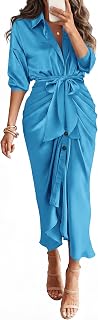 BTFBM Button Dwon Fall Dresses for Women 2026
