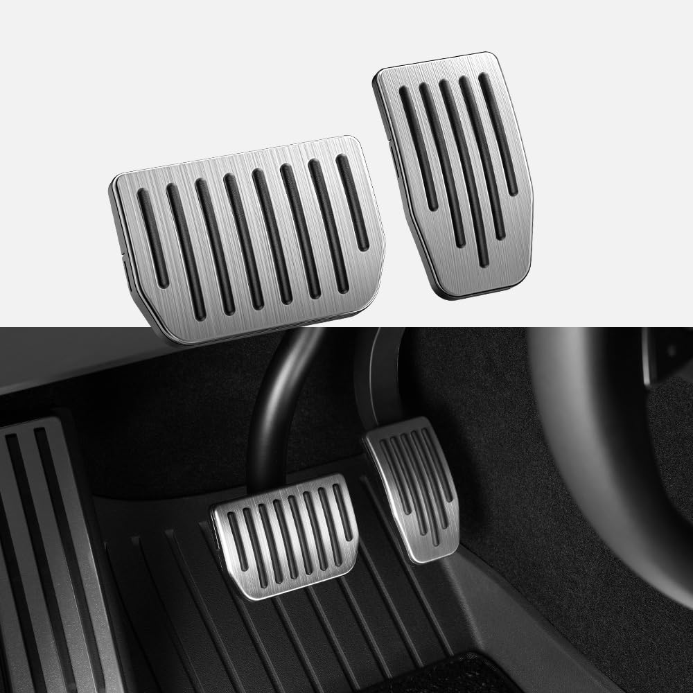 YONZEE Pedal Covers for Tesla Model Y Juniper 2025-2026 and Model 3 Highland 202