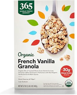 365 by Whole Foods Market, Organic French Vanilla Almond Granola, 17 Ounce