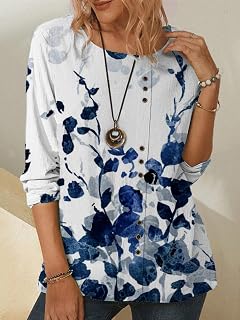 Chemisier à manches courtes pour femme, imprimé floral, design décontracté, pour printemps et été, pour tous les jours