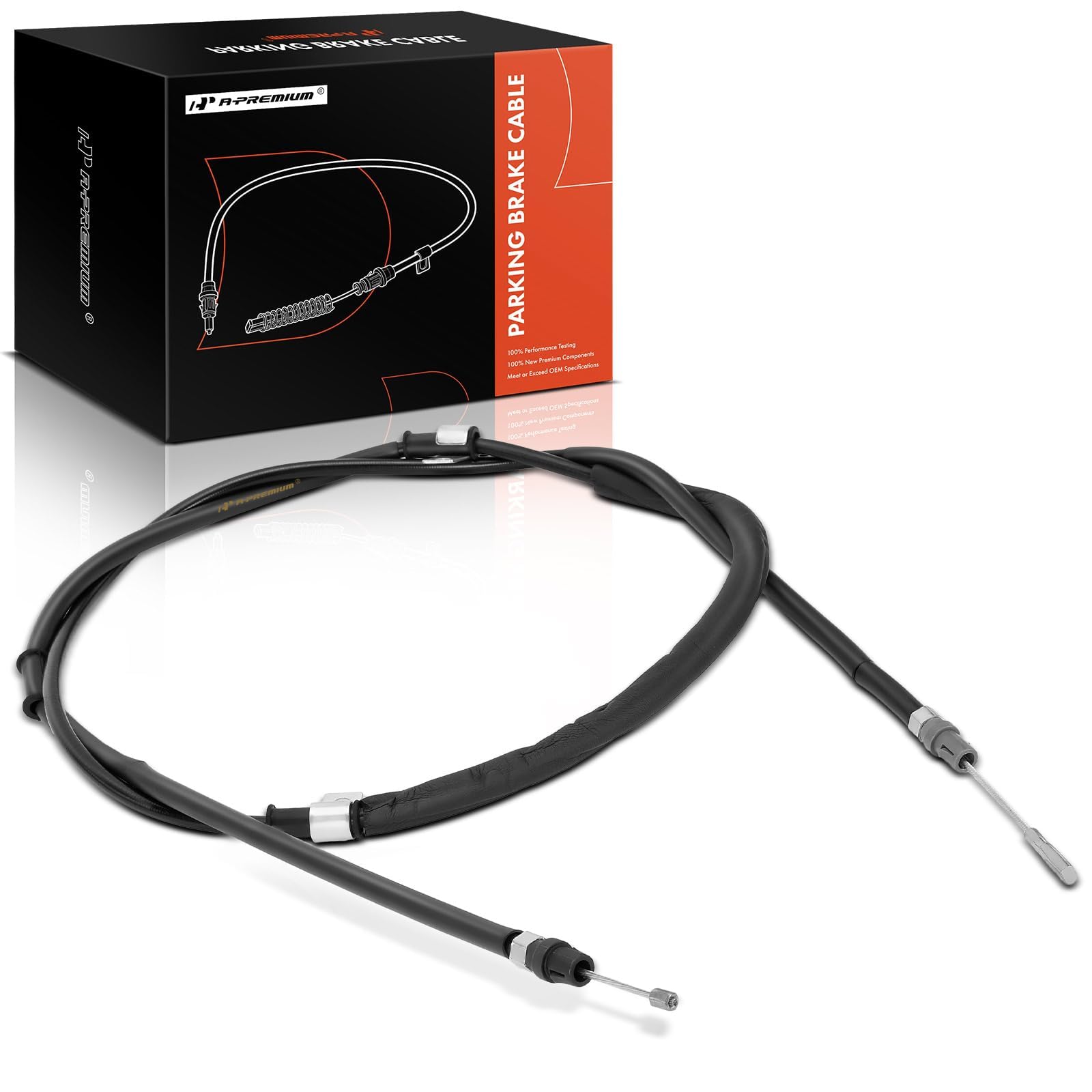 A-Premium Rear Passenger Side Parking Brake Cable Assembly | Compatible with Dod