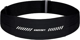 Running Belt Waist Pack Phone Holder Runner Belt Fanny Pack Lightweight Running Pouch for Women Men for iPhone 15 14 13 12 Pro Max, Sweat Resistant Workout Pouch for Running Jogging up to 7.0"