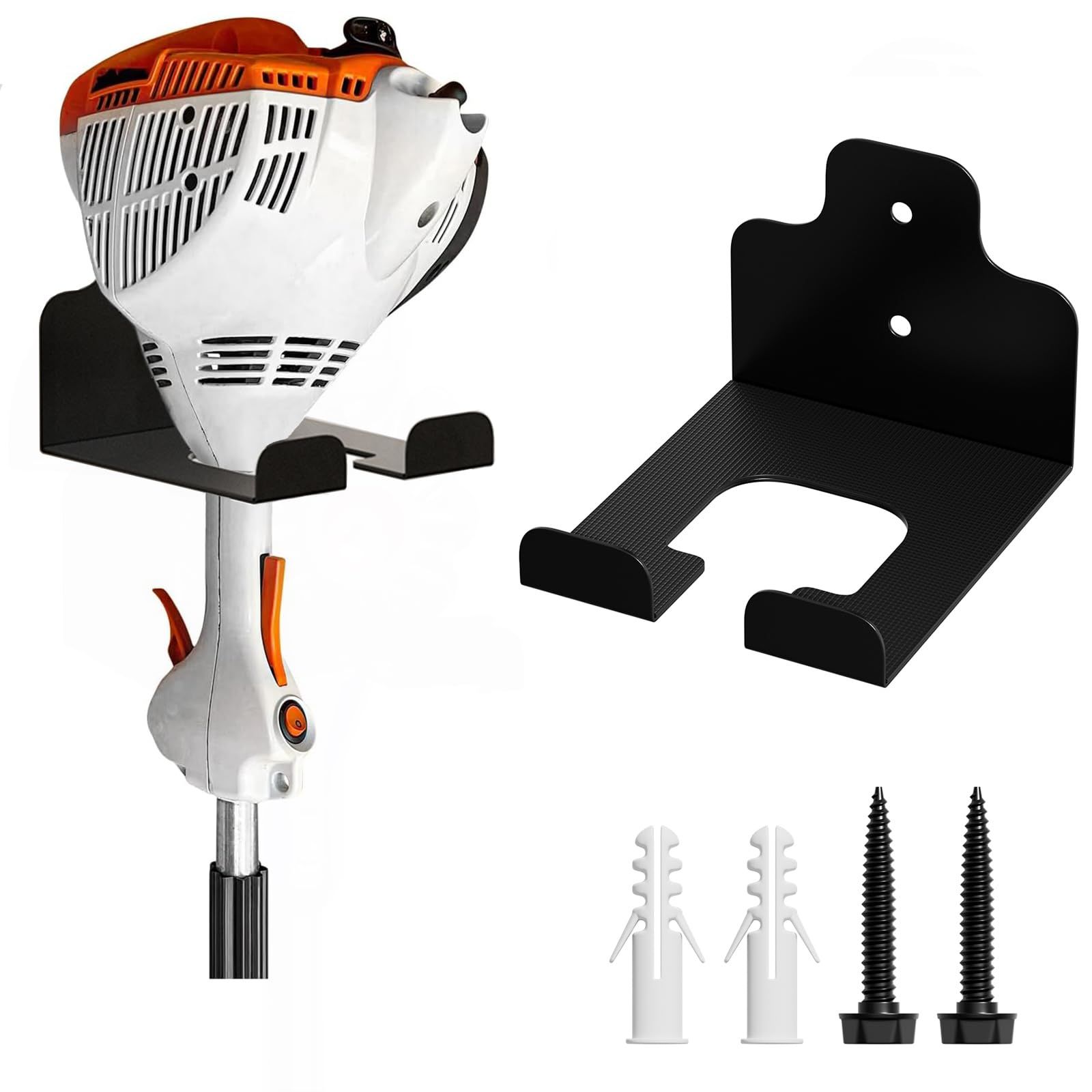 JNIHEEP Garage Organizer Trimmer Rack, Garden Power Tool Hanger Weed Whackers Ho