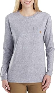 Carhartt Women's 103244 Women's WK126 Workwear Pocket Long Sleeve T-Shirt