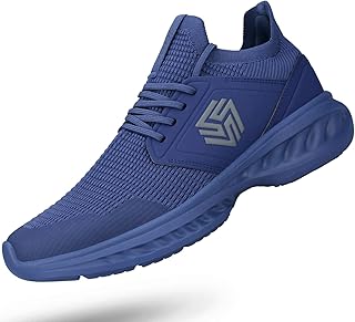 Giniros Mens Non Slip Breathable Lightweight Gym Trainers