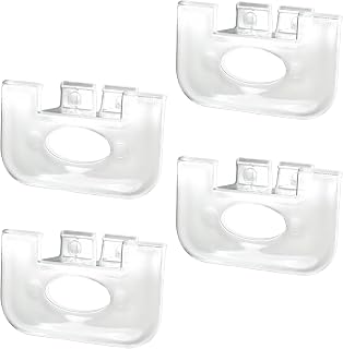 4 x Cordless Honeycomb Roller Blind Lifting Handles Replacement Handles 3/4 Inch Compatible with Graber Bali Cordless Blinds and Accessories Honeycomb Blinds (Transparent)