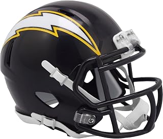 Los Angeles Chargers 2025 On-Field Revolution Speed Mini Football Helmet - New in Riddell Box