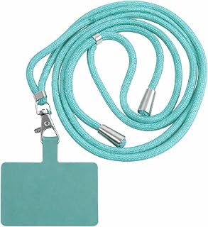 Universal Phone Lanyard Strap with Patch Insert Design for Adults Anti Drop Neck Carry Tether Phone for Home Travel