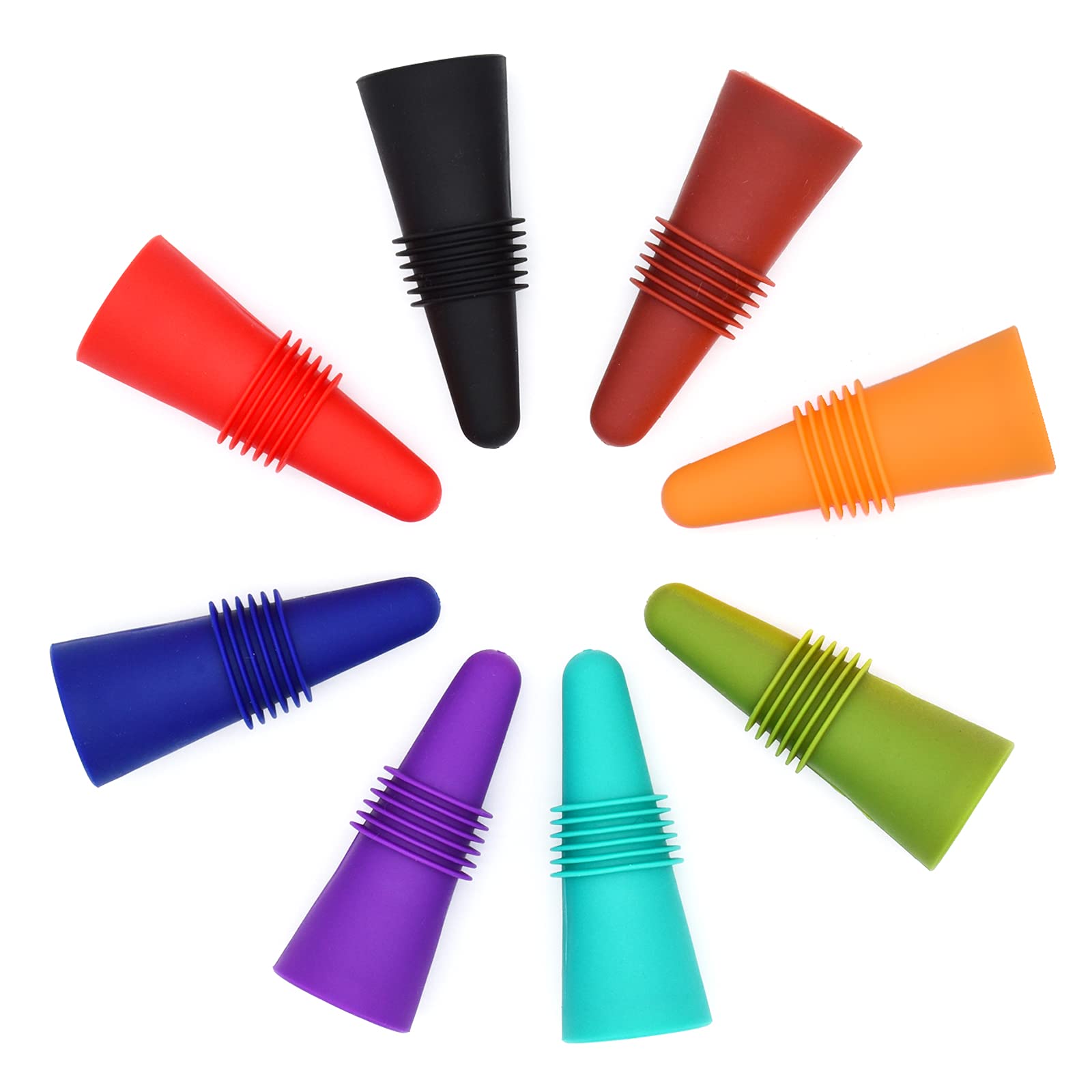 Wine Stoppers Beverage Bottle Sealer Soft Silicone Wine Bottle Stoppers Corks wi