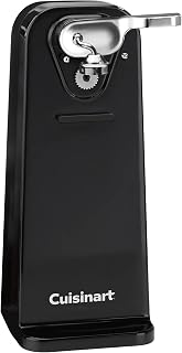 Cuisinart Deluxe Electric Automatic Can Opener, CCO-50BKN | Single-touch automatic operation with a magnetic lid holder and removable activation lever, for seniors, black