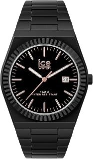 ICE-WATCH - Ice Power PW1 Black Matte Rose-Gold - Schwarze Herrenuhr mit Plastikarmband - 025764 (41mm)