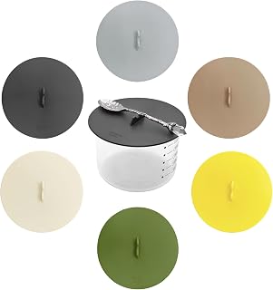 6Pcs Silicone Cup Lids, Reusable Food Grade Mug Covers, Universal Airtight Cup Covers for Coffee, Tea, Mugs, Anti-Dust Flexible Drink Lids, 6 Colors