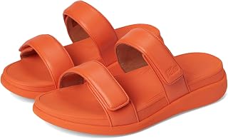 Fitflop F-mode Go Adjustable Flatform Two-bar Slides Slippers SandalsWomen