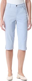Gloria Vanderbilt Dalia Seam Skimmer Short with Side Slit Vents Standard Pantaloncini Donna