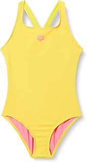 arena Dynamo Junior R Girl's One-piece Swimsuit, Sports Swimsuit in Chlorine and Salt Resistant arena MaxFit ECO-FABRIC with UPF 50+ UV Protection