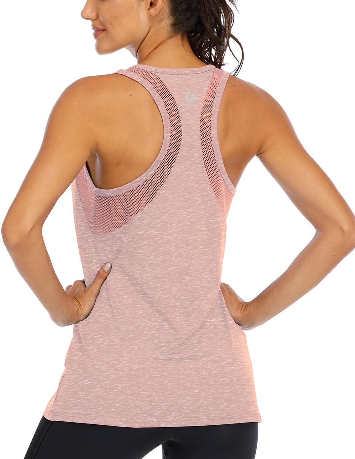 Camiseta sin mangas de entrenamiento para mujer, ajuste holgado, camiseta de yog