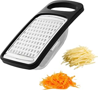 1 Fruit and Vegetable Stainless Steel Finely Divided with Blade Lid, Handy Black
