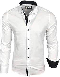 Subliminal Mode Men's Long Sleeve Shirt | Classic Fit | Comfortable and Easy to Wash | Ideal for Office and Casual Outings S500