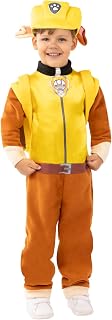 Funidelia Official Rubble Paw Patrol Costume for Boys with Jumpsuit, Tail, Hat and Backpack, Paw Patrol Costumes, Carnival, Halloween and Party Costumes - Size 3-4 Years