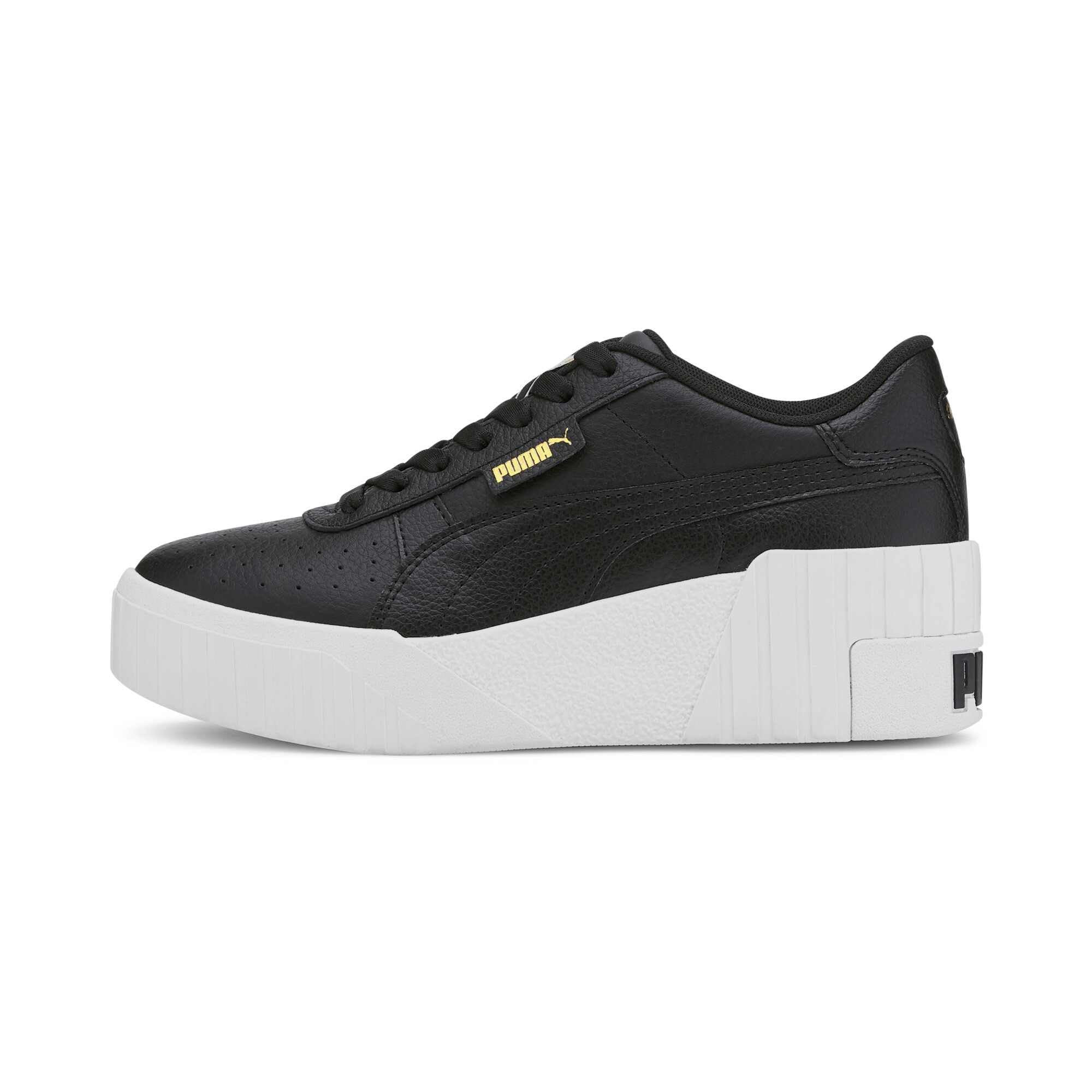PUMA Womens Cali Platform Sneakers Shoes Casual - White