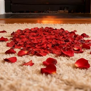 2000 Pcs Dark Red and Black Silk Rose Petals Polyester Artificial Flower Decoration for Wedding Romantic Evening Event Decoration