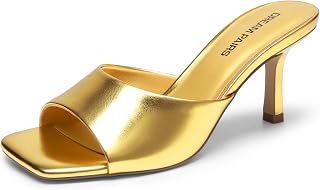 DREAM PAIRS Women's Heeled Sandals - Classic Comfort