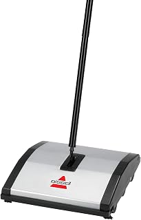 BISSELL Natural Sweep Cordless Sweeper, Dual Brush, 92N0C | Dual Rotating Brushes, Corner Brushes, Recycled Plastic, Multi-Surface Cleaning, Lightweight Design