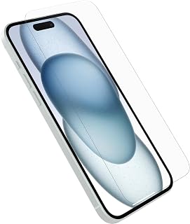 OtterBox Tempered Glass Screen Protector for iPhone 15 Pro - Protection against Breakage, Scratches and Drops