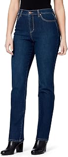 Gloria Vanderbilt Women's Classic Amanda Tapered High Waist Jeans, Madison