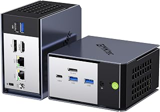 GMKtec K16 Mini PC Gaming Desktop Computer AMD Ryzen 7 7735HS (8C/16T 4.75Ghz) 32GB LPDDR5 6400MT/s RAM + 512GB Hard Drive SSD, Dual NIC LAN 2.5GbE, Oculink, USB4, HDMI, USB-C