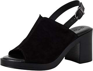 Tamaris Women’s sandal with block heel leather