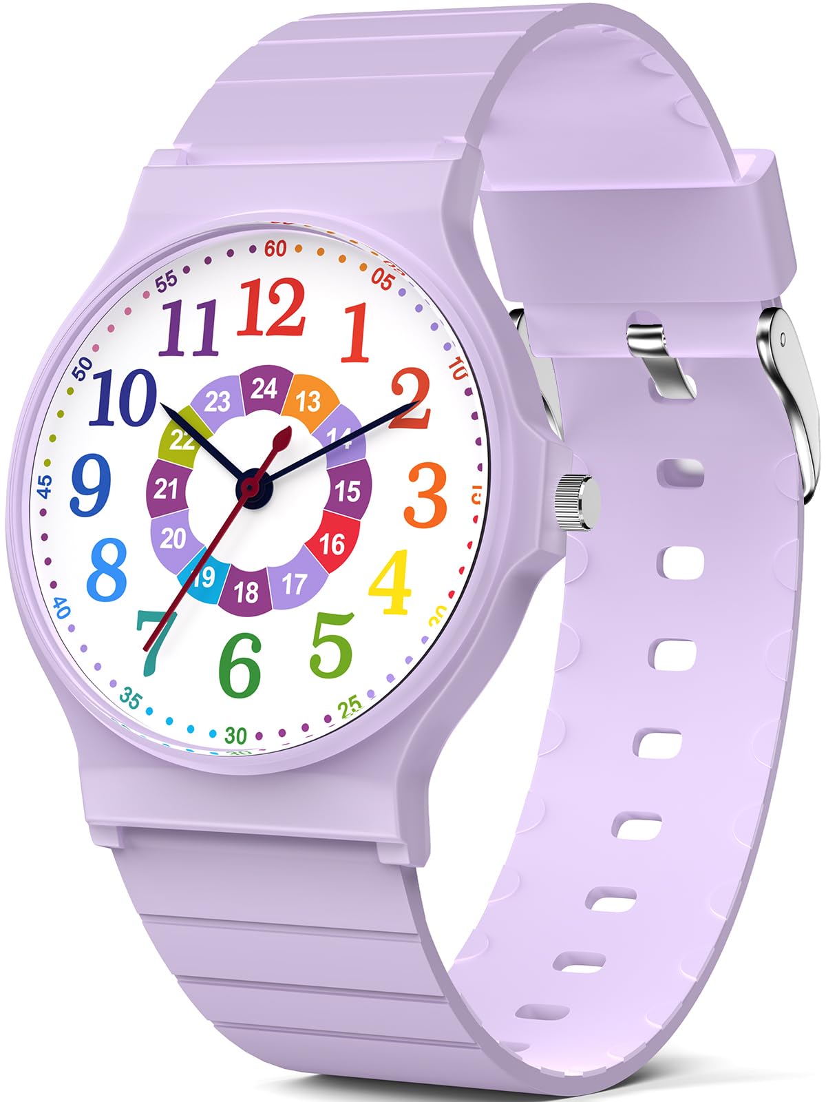 Kids Analog Watch Waterproof Learning Time for Boys Girls Ages 4-12