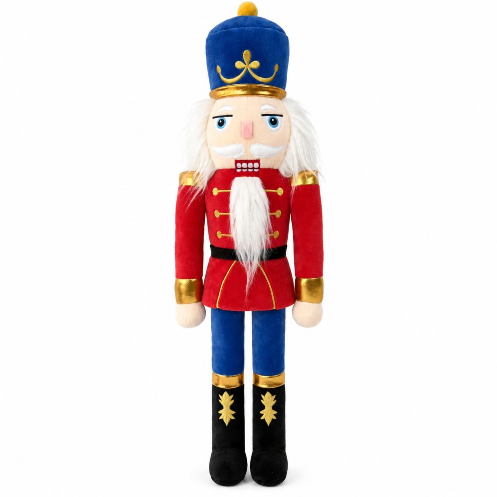 Gemscream 20 Inch Christmas Nutcracker Stuffed Plush Nutcracker Doll Soldier Fig