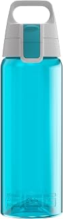 Sigg Total Color Aqua Sports Water Bottle, 0.6 L, Tritan, BPA-Free, Aqua