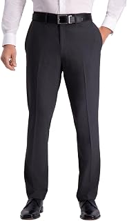 Kenneth Cole REACTION Men's Solid Slim Fit Performance Trousers