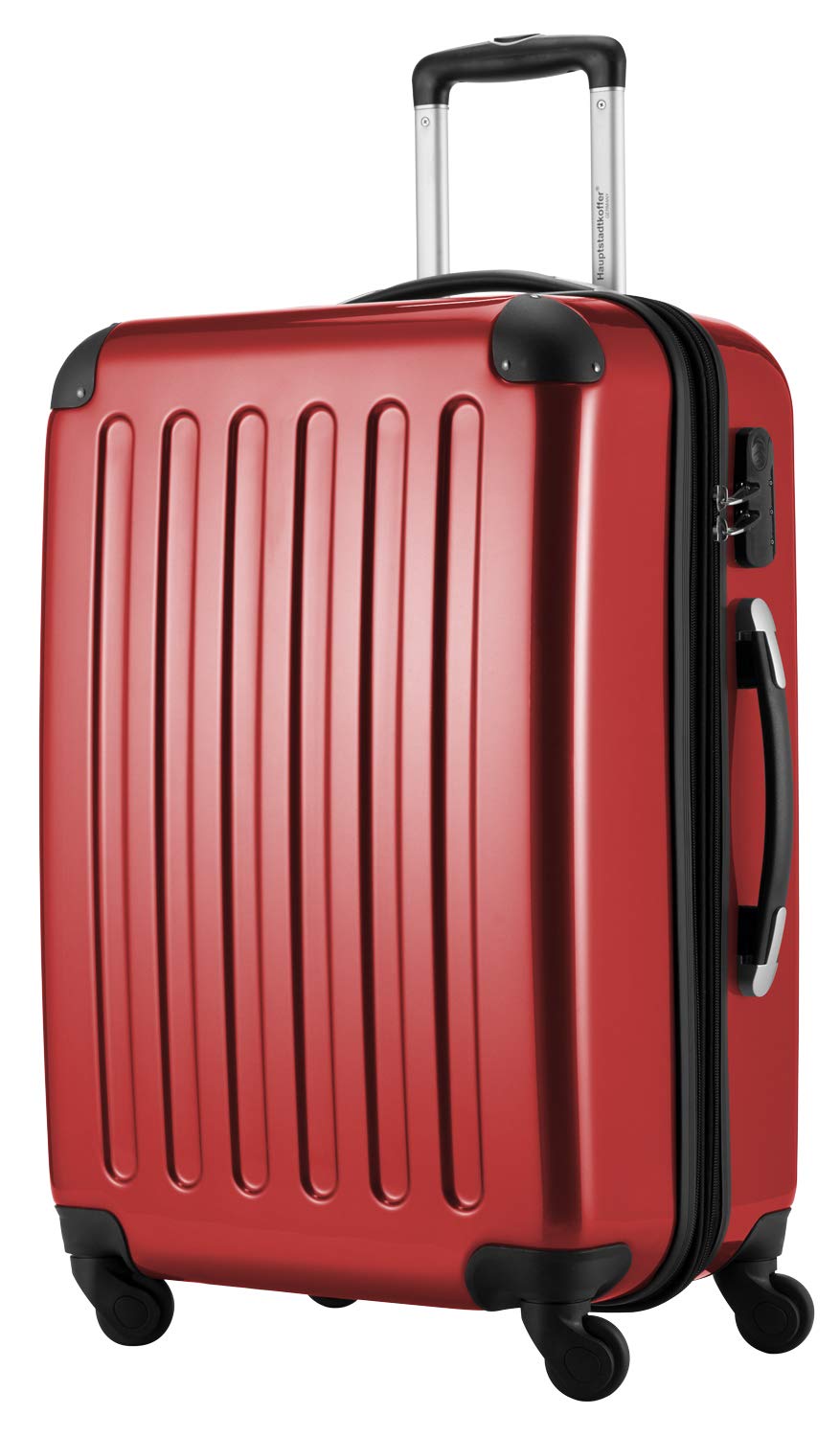 Hauptstadtkoffer Alex - Erweiterbarer Hartschalenkoffer 65 cm (74 L) mit Zahlens