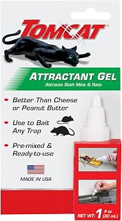 Tomcat Attractant Gel, Bait for Mouse Traps and Rat Traps, 1 oz. | Attracts Mice and Rats, Enhances Trap Effectiveness, Pre-Mixed Ready-To-Use for Any Trap, Non-Toxic for Children & Pets