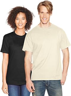Hanes Tag-free Flat Round Neck Sleeve T-Shirt