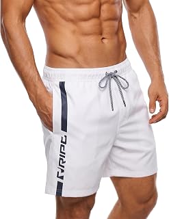 RIPT Men's Quick Dry Swim Shorts with Mesh Lining, UV50 Protection, Boardshort Beach Swimming Surf Holidays Summer