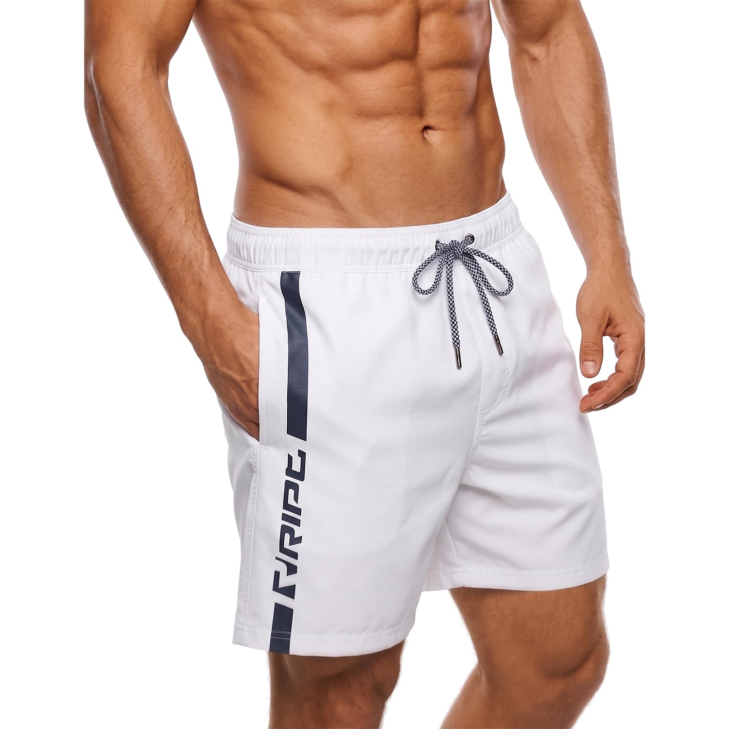 RIPT Men's Quick Dry Swim Shorts with Mesh Lining, UV50 Protection, Boardshort B