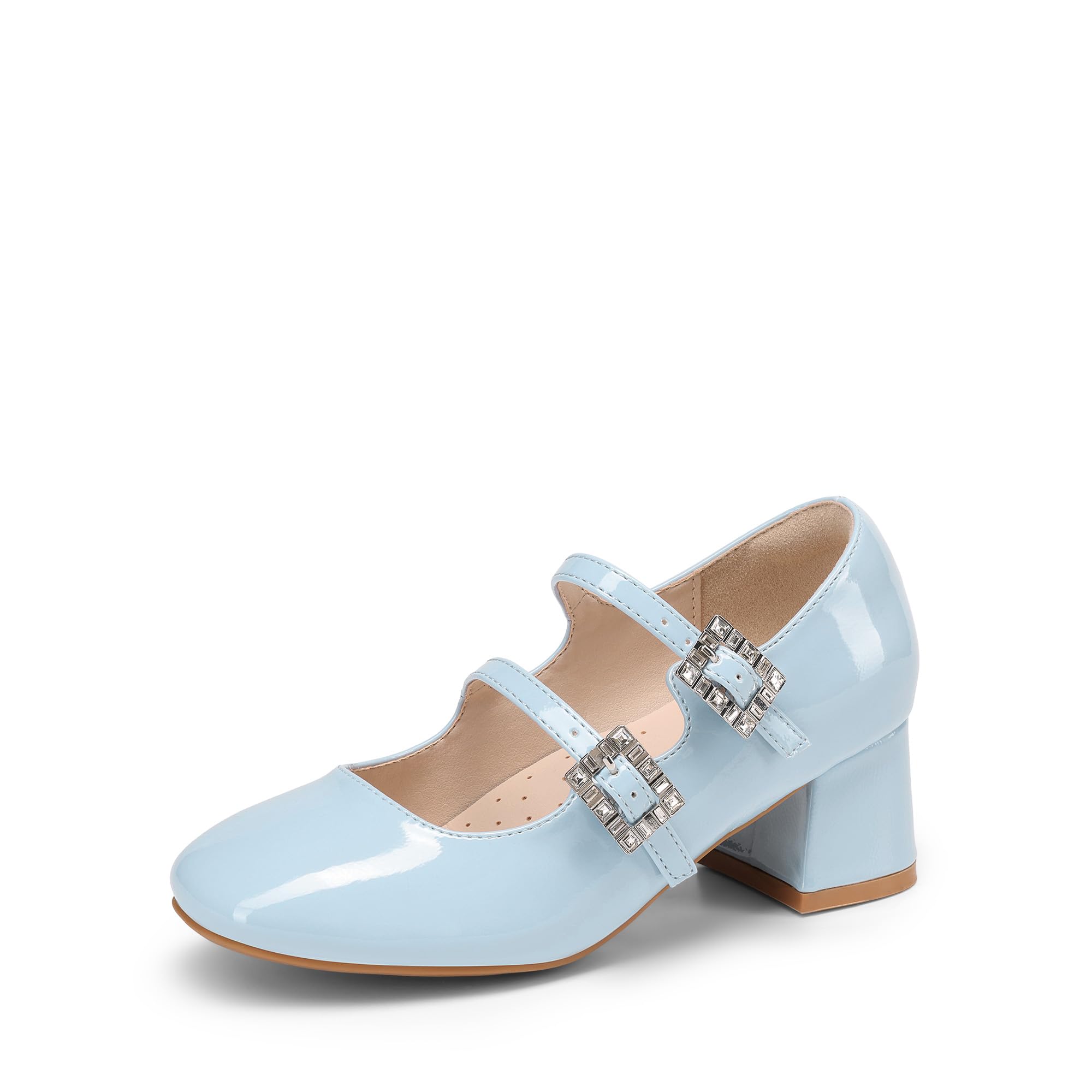 DREAM PAIRS Women's Platform Chunky Low Heel Sandals
