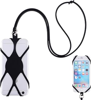 Simarro Universal Cell Phone Lanyard - Silicone Neck Strap with Shoulder Strap Design, Anti-Drop Protection for Most Phones